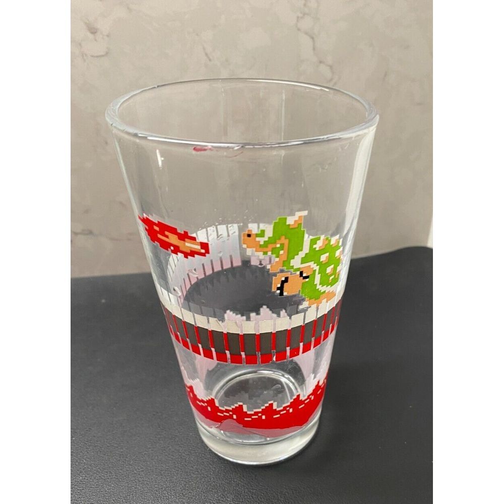 Nintendo Super Mario Brothers 16‎ Oz Drinking Glass Tumbler